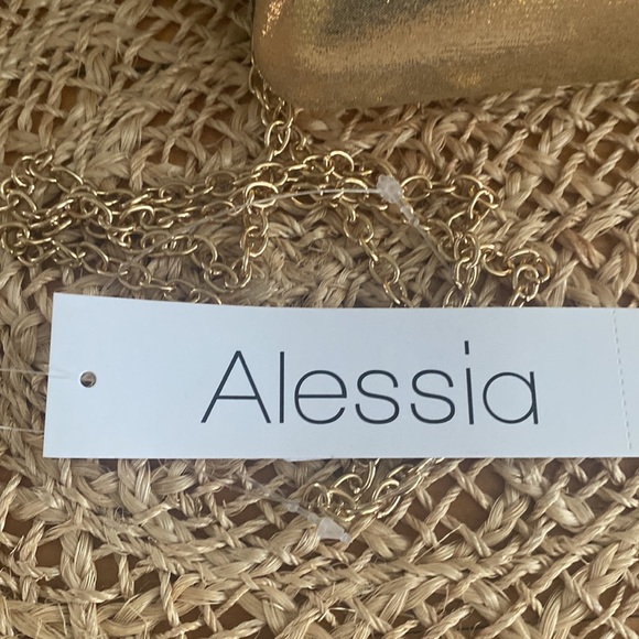 Alessia Gold & Rhinestone Clutch - Picture 10 of 15